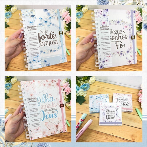 Kit Digital Jardim de Fé - Cliparts Mimos e Encadernação