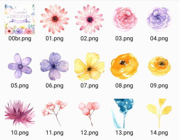 Kit Digital Jardim dos Pássaros Aquarela - Enchanted Dreams