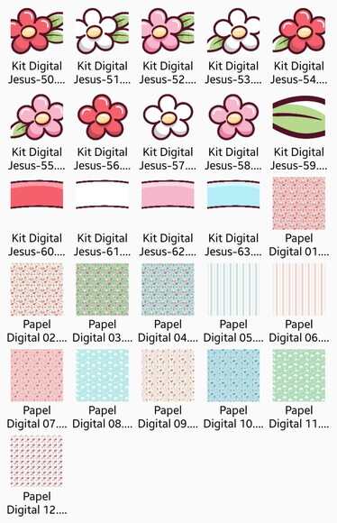 Kit Digital Jesus - Elementos e Papéis