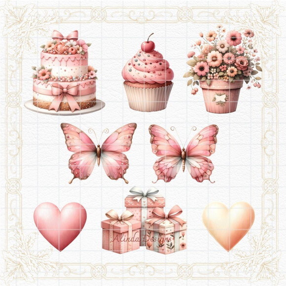 Kit Digital Menininha Loira Cute Aquarela | Little Girl