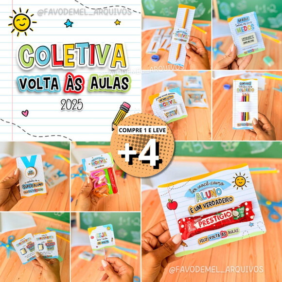 Kit Digital Mimos Volta às Aulas 2025 - Coletiva Completa