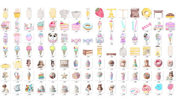 Kit Digital Mundo Doce - Confeitaria #9 Pack Digital