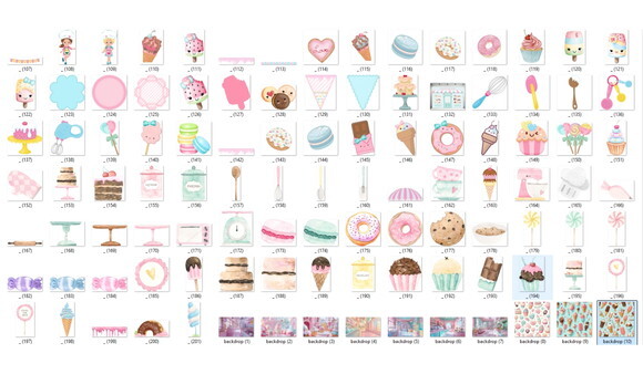 Kit Digital Mundo Doce - Confeitaria #9 Pack Digital