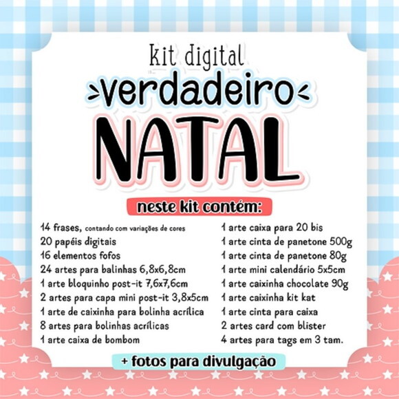 Kit Digital Natal Cristão - Verdadeiro Natal