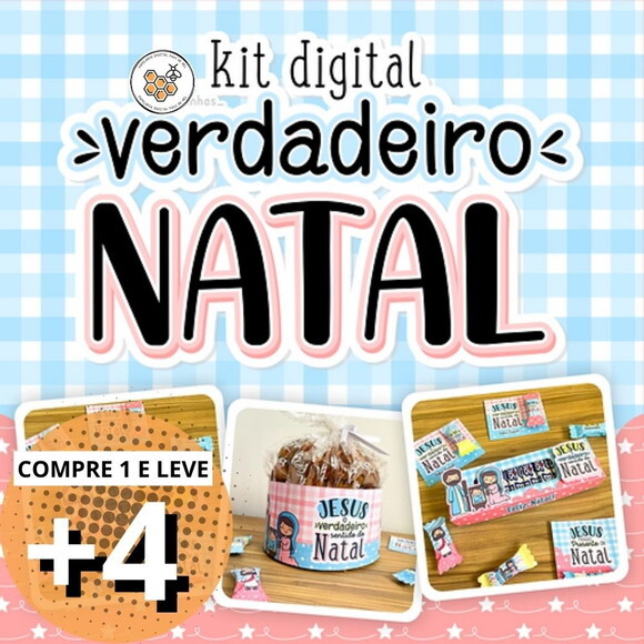 Kit Digital Natal Cristão - Verdadeiro Natal