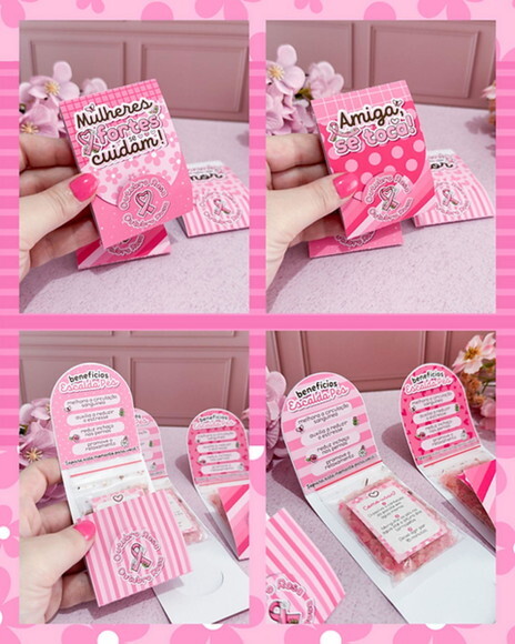 Kit Digital Outubro Rosa 2024 | Mimos, Elementos e Papéis