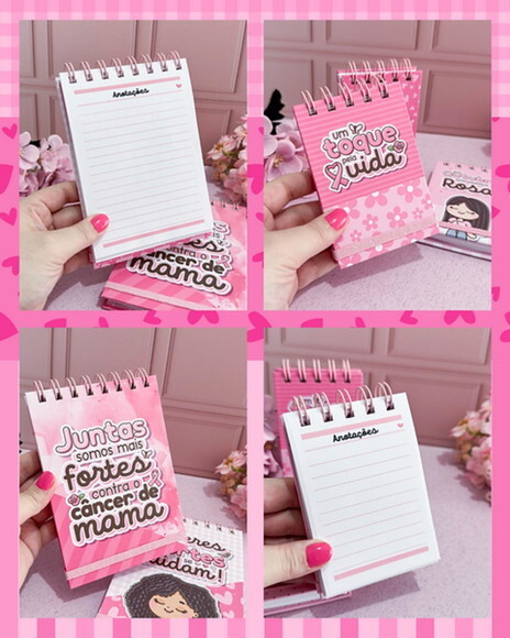 Kit Digital Outubro Rosa 2024 | Mimos, Elementos e Papéis