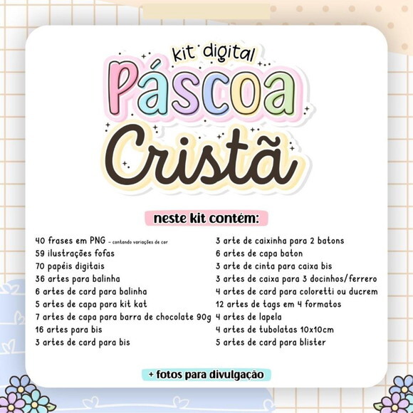 Kit Digital Páscoa Cristã