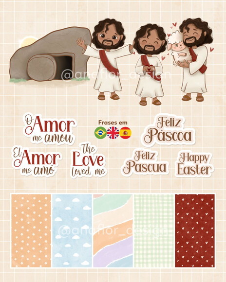 Kit Digital Páscoa Cristã 2023 Af