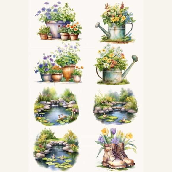 Kit Digital Png Jardim dos Pássaros (pague 1 Leve +4) _bd_