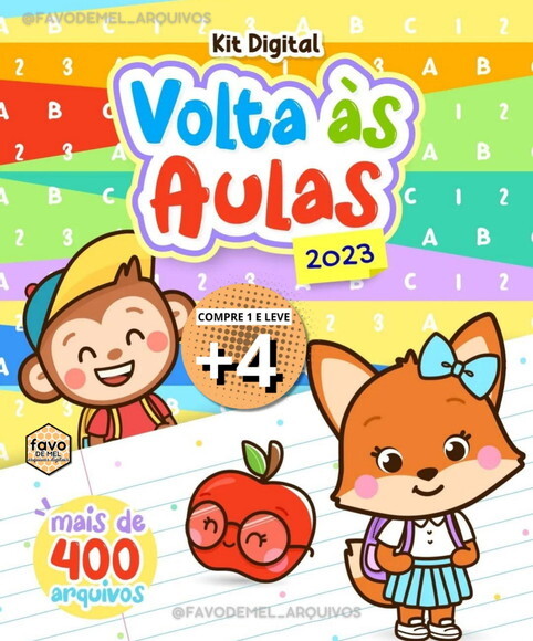 Kit Digital Png pdf Volta às Aulas 2023 (pague 1 Leve +4) Af