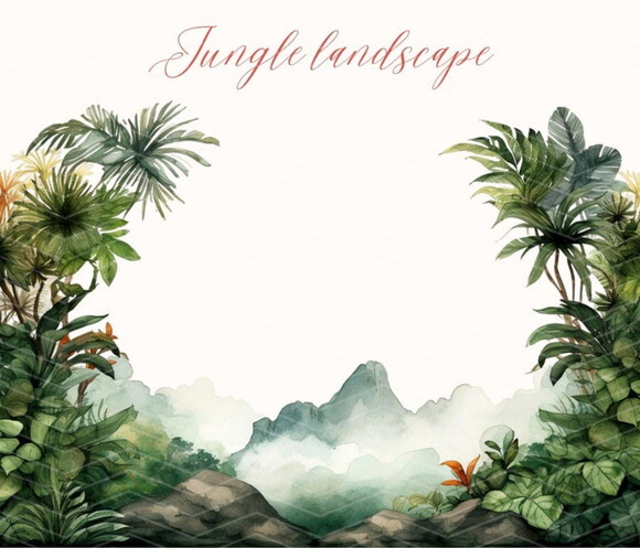 Kit Digital Png Safari Baby Aquarela 03 - Jungle Babies Ccs