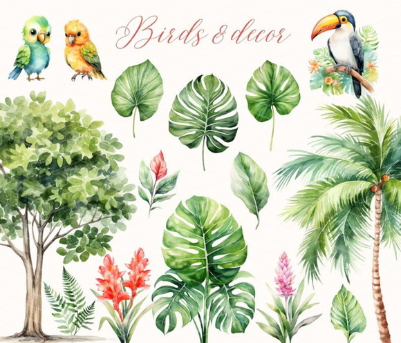 Kit Digital Png Safari Baby Aquarela 03 - Jungle Babies Ccs
