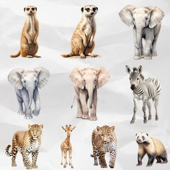 Kit Digital Safari Realista Premium (ddm)