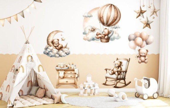 Kit Digital Sonhe Alto Neutro Premium - Sleepy Teddy Bear