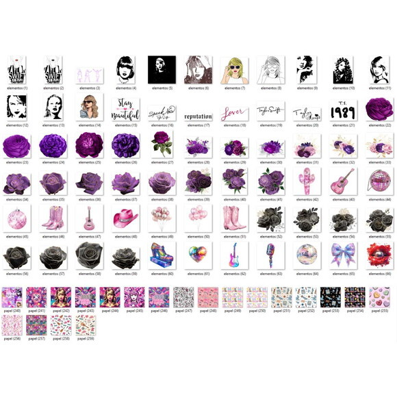 Kit Digital Taylor Swift Png Jpg