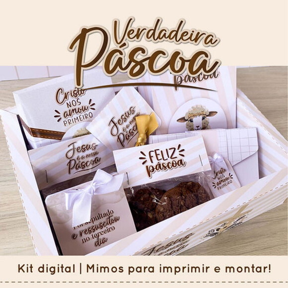 Kit Digital Verdadeira Páscoa - Páscoa Cristã 2024