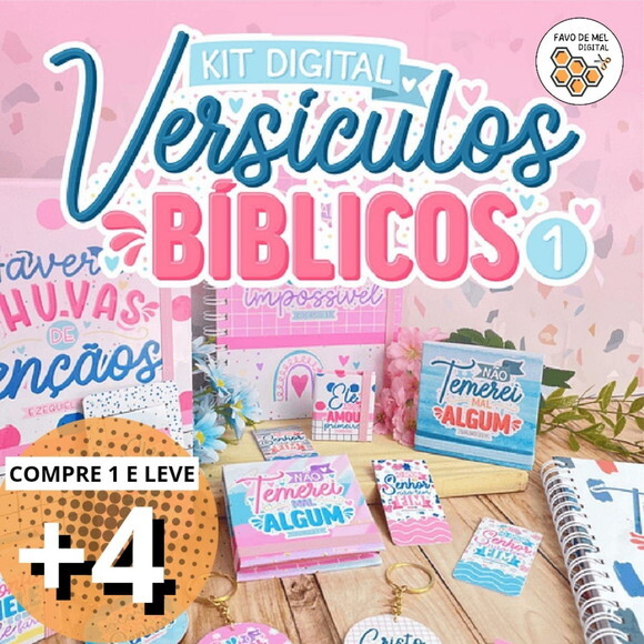 Kit Digital Versículos Bíblicos 1