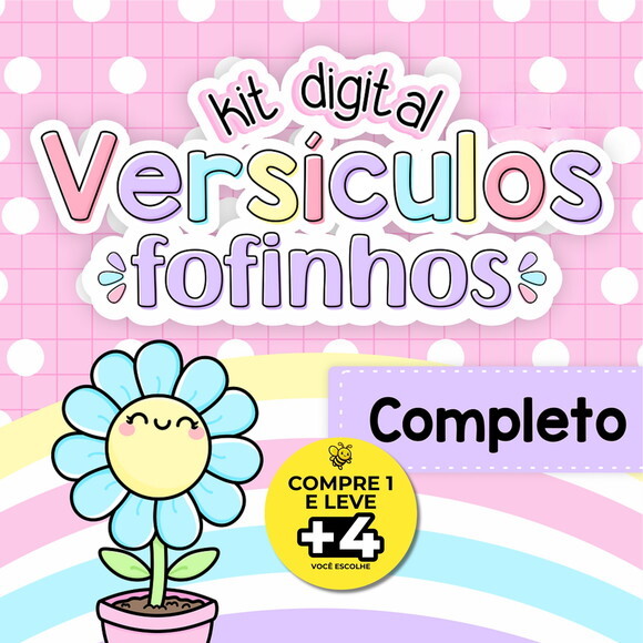Kit Digital Versículos Fofinhos 1