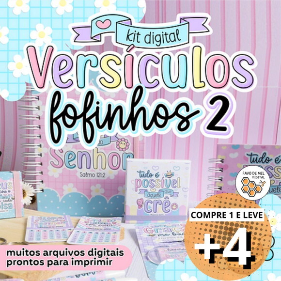 Kit Digital Versículos Fofinhos 2