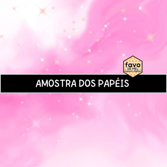 Papel Digital Aquarela Glitter | Fundo Aquarelado