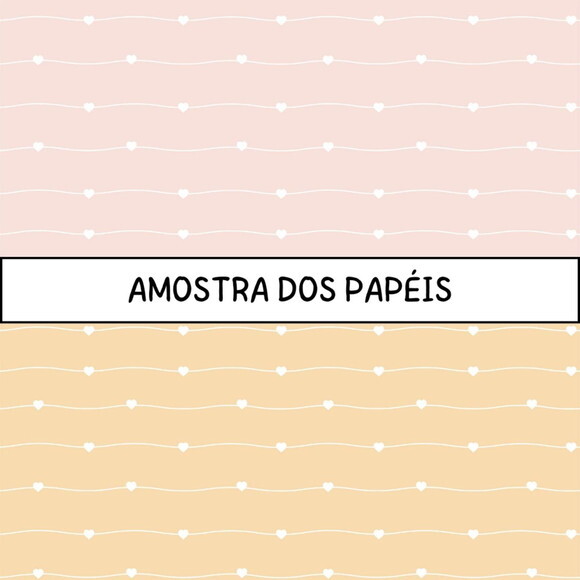 Papel Digital Baby N. 1 - Cores Pastel - Candy Color Bebê