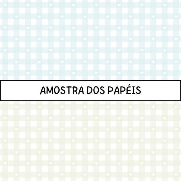 Papel Digital Baby N. 1 - Cores Pastel - Candy Color Bebê