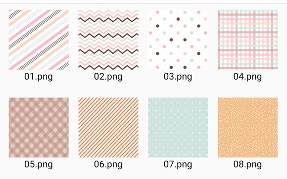 Papel Digital Chocolate Candy Color