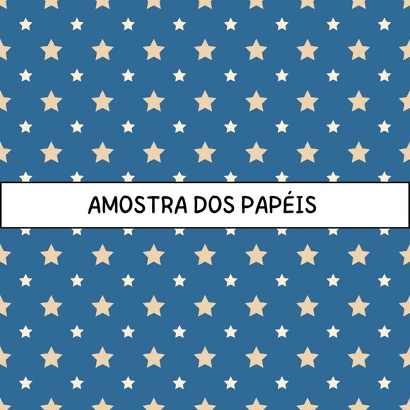 Papel Digital Estrelas - Stars