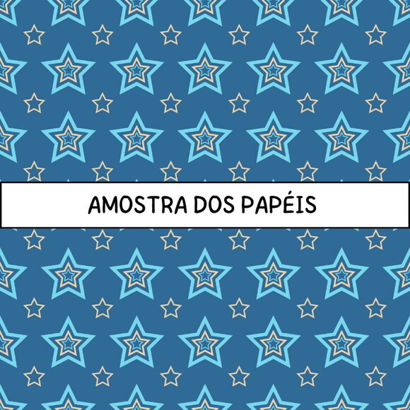 Papel Digital Estrelas - Stars