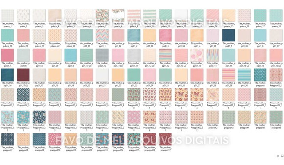 Papel Digital Floral Feminino Jpg - Dia da Mulher 2023