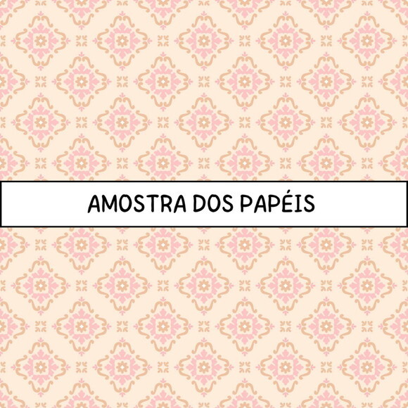 Papel Digital Floral Jardim Shabby Chic - Beautiful Garden