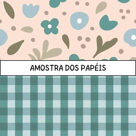 Papel Digital Green Cottage Garden