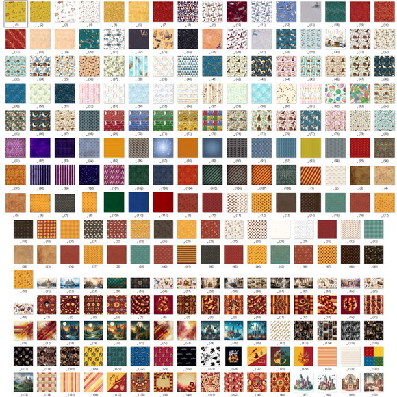 Papel Digital Harry Potter - Mega Pacote 480 Papéis e Fundos