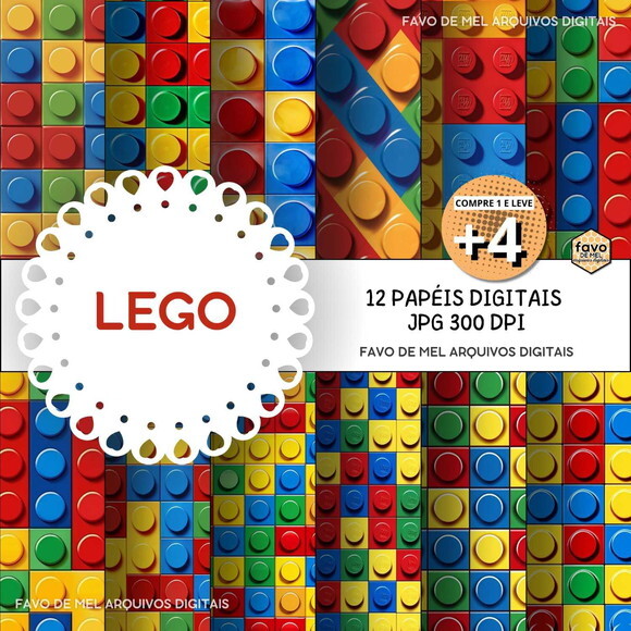 Papel Digital Lego 01 Jpg