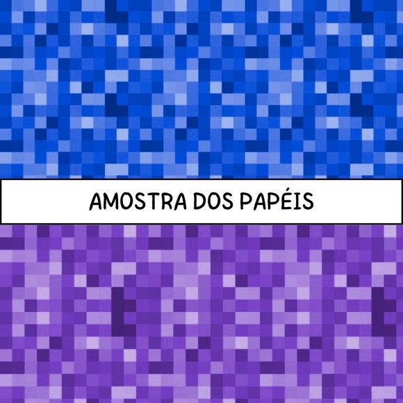 Papel Digital Minecraft Pixel