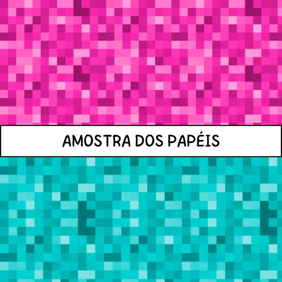 Papel Digital Minecraft Pixel