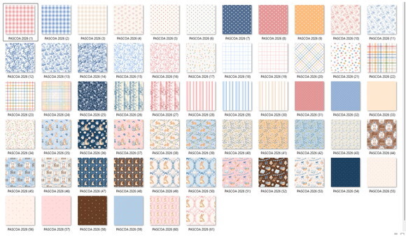 Papel Digital Páscoa Aquarela 2026