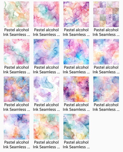 Papel Digital Textura Pastel Alcohol Ink Mármore Jpg