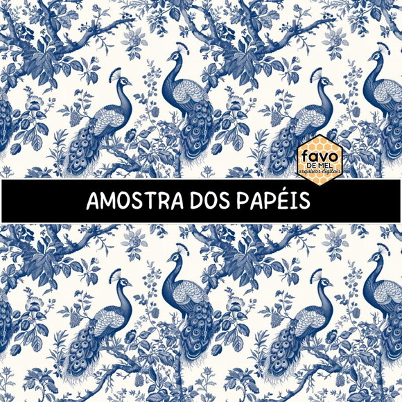 Papel Digital Toile Du Jouy - Combo 127 Papéis