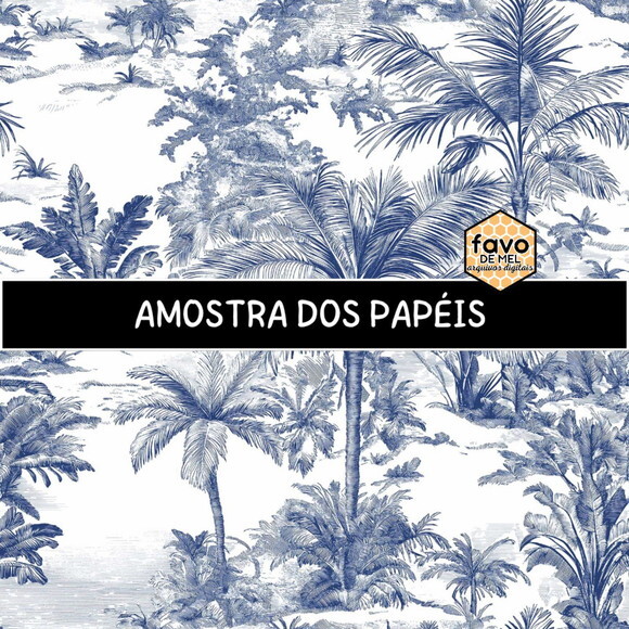 Papel Digital Toile Du Jouy - Combo 127 Papéis