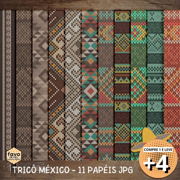 Papel Digital Textura Tricô México