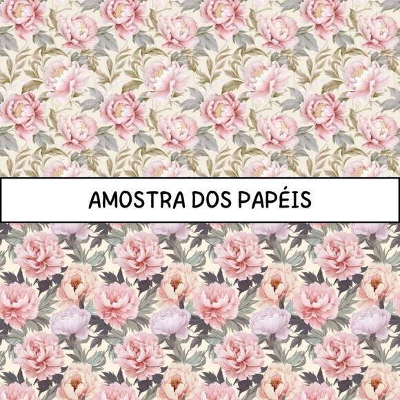 Papel Digital Vintage 51 - Peony