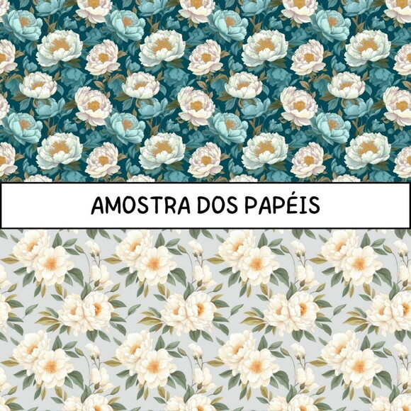 Papel Digital Vintage 51 - Peony