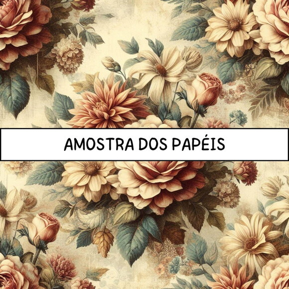 Papel Digital Vintage 70 - Roses Shabby Ia