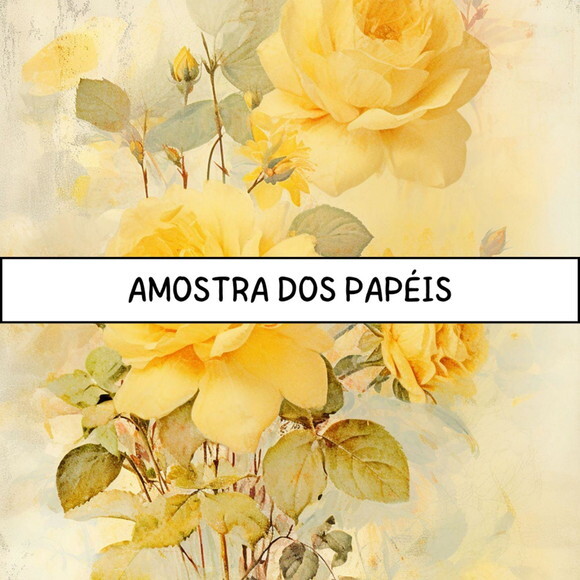 Papel Digital Vintage 88 - Roses Junk Journal 4
