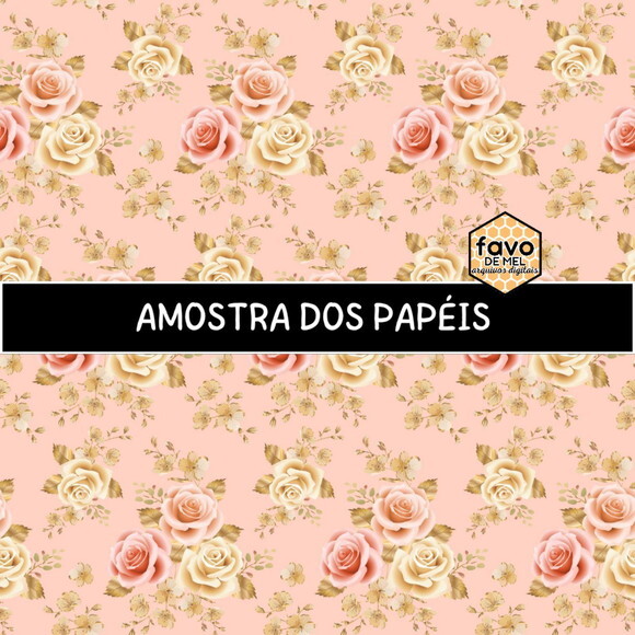 Papel Digital Vintage Roses (es)