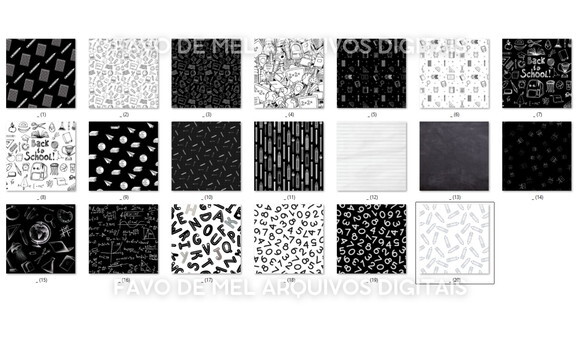 Papel Digital Volta às Aulas #5 Jpg (pague 1 Leve 5)