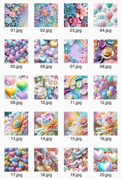 Papel Digital Wallpaper Celular - Candy Color Ia