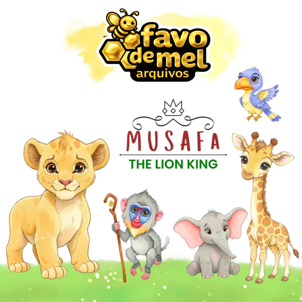 KIT DIGITAL REI LEÃO MUFASA PNG SVG